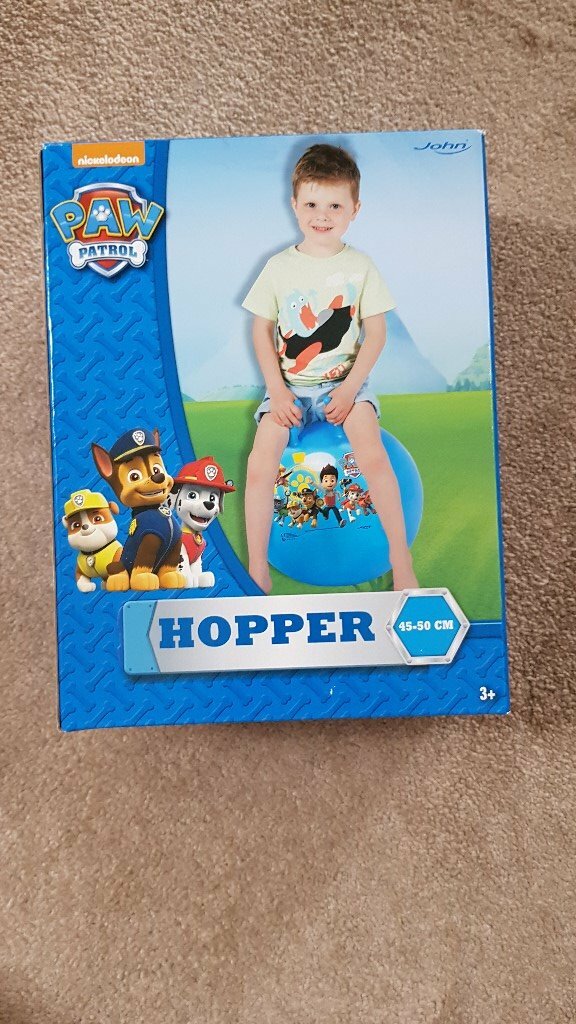 paw patrol space hopper